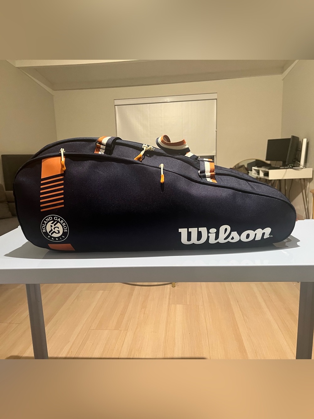 Exclusive Wilson Roland Garros Tennis Racket Bag.Designed for the French Open.